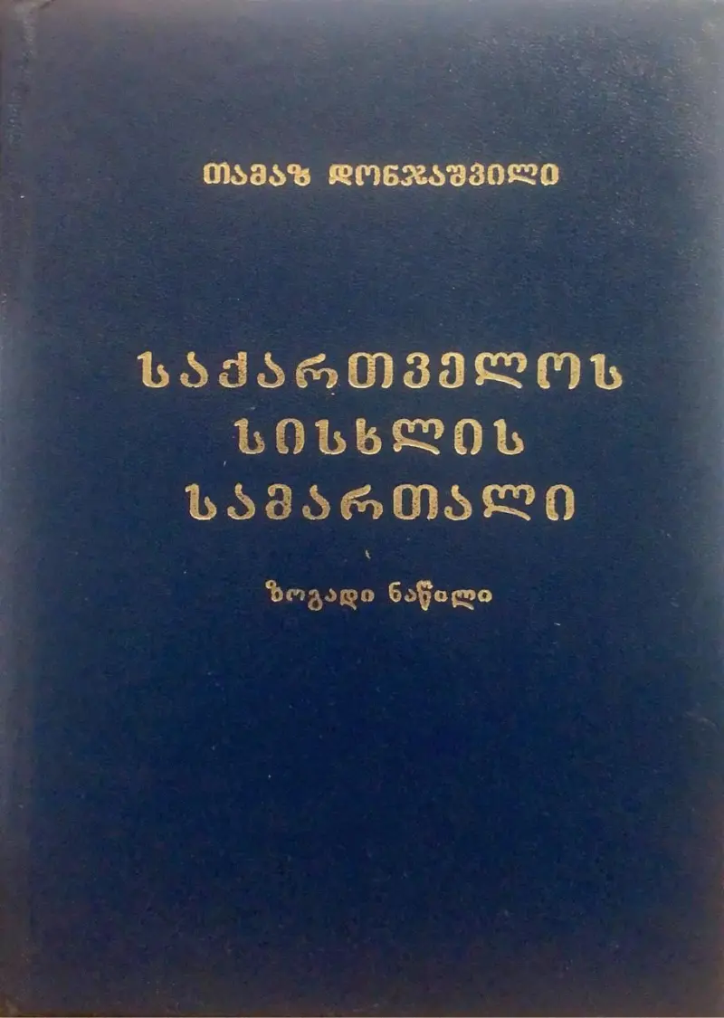 საქართველოს სისხლის სამართალი
